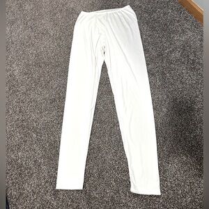 White long underwear pajama pants Cuddl Duds